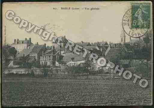 Ville de BAULE Carte postale ancienne