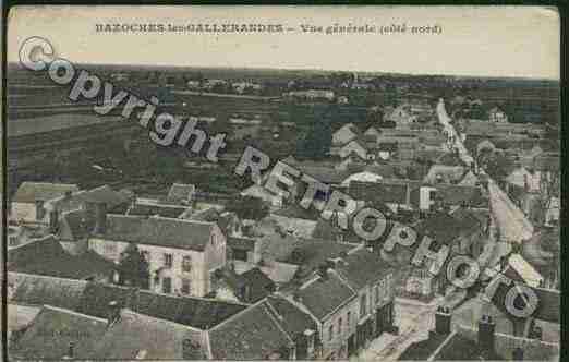 Ville de BAZOCHESLESGALLERANDES Carte postale ancienne