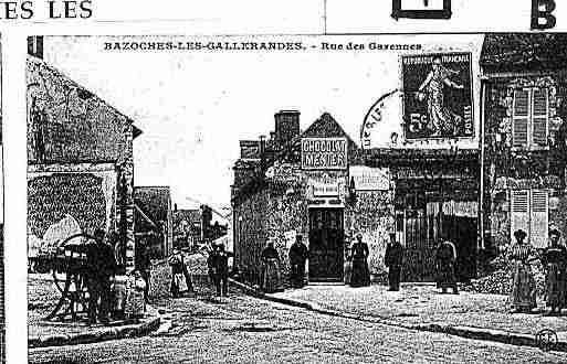 Ville de BAZOCHESLESGALLERANDES Carte postale ancienne