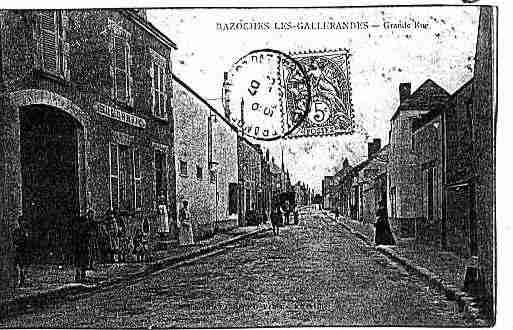 Ville de BAZOCHESLESGALLERANDES Carte postale ancienne