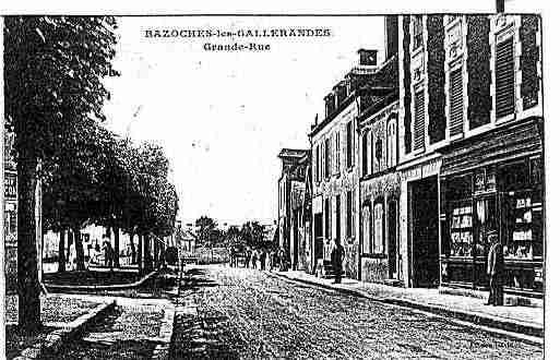 Ville de BAZOCHESLESGALLERANDES Carte postale ancienne