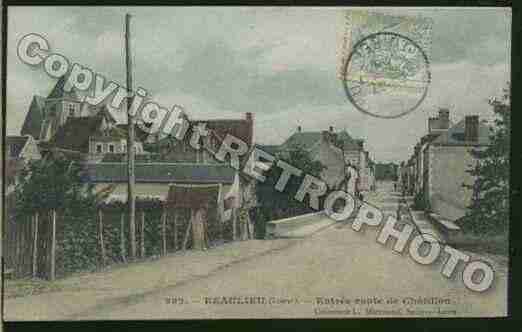 Ville de BEAULIEU Carte postale ancienne