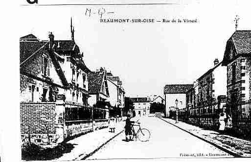 Ville de BEAUMONTSUROISE Carte postale ancienne