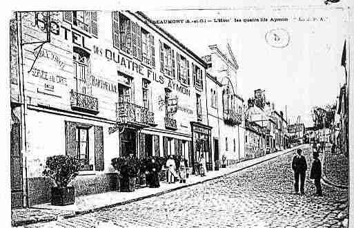 Ville de BEAUMONTSUROISE Carte postale ancienne