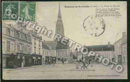 Ville de BEAUNELAROLANDE Carte postale ancienne