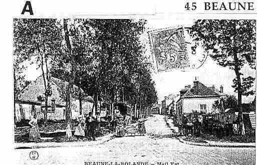 Ville de BEAUNELAROLANDE Carte postale ancienne