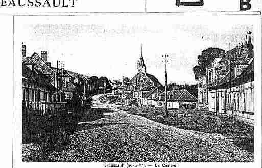 Ville de BEAUSSAULT Carte postale ancienne