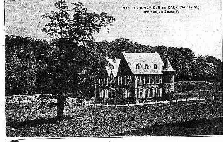 Ville de BEAUVALENCAUX Carte postale ancienne