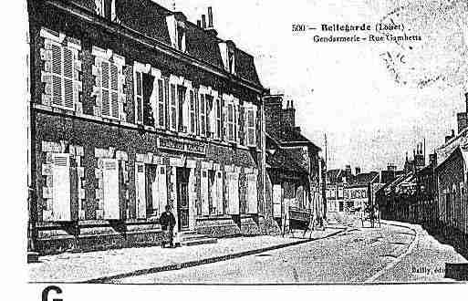 Ville de BELLEGARDE Carte postale ancienne