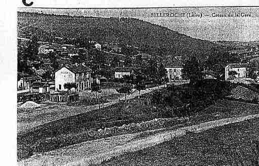 Ville de BELLEROCHE Carte postale ancienne