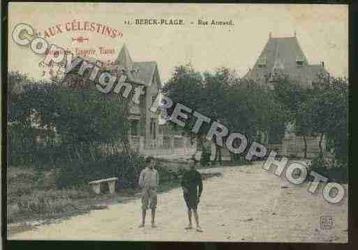 Ville de BERCK Carte postale ancienne