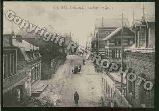 Ville de BERCK Carte postale ancienne