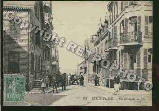 Ville de BERCK Carte postale ancienne