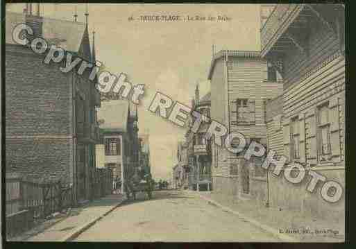 Ville de BERCK Carte postale ancienne