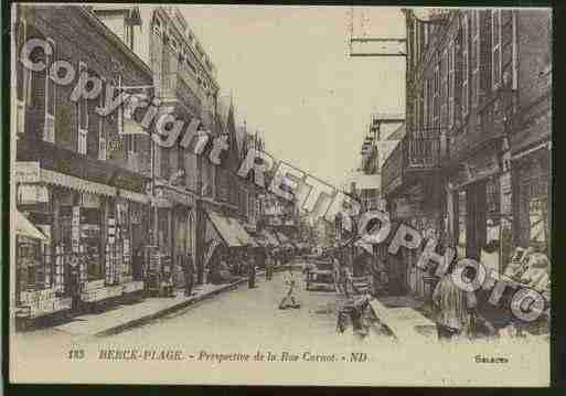 Ville de BERCK Carte postale ancienne