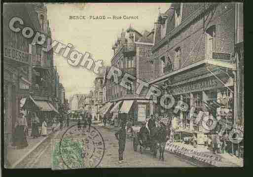 Ville de BERCK Carte postale ancienne