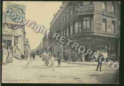 Ville de BERCK Carte postale ancienne