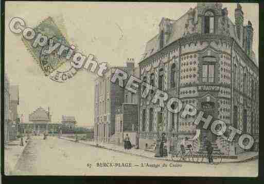 Ville de BERCK Carte postale ancienne