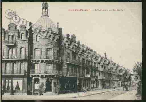 Ville de BERCK Carte postale ancienne