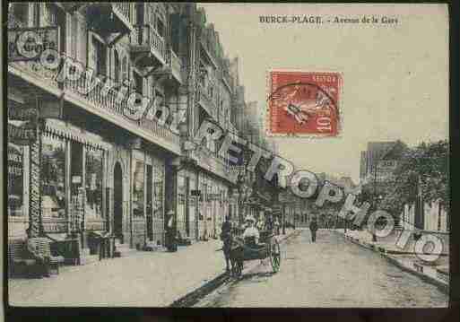 Ville de BERCK Carte postale ancienne