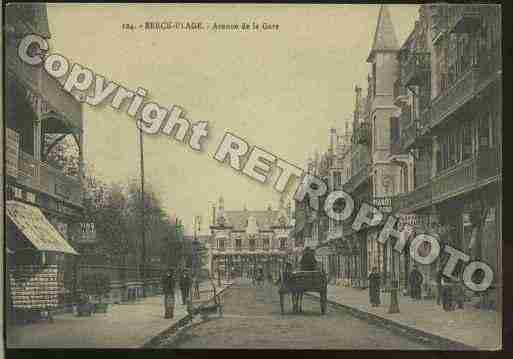 Ville de BERCK Carte postale ancienne