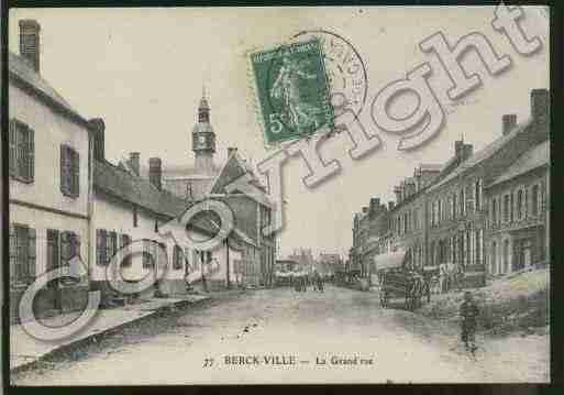 Ville de BERCK Carte postale ancienne