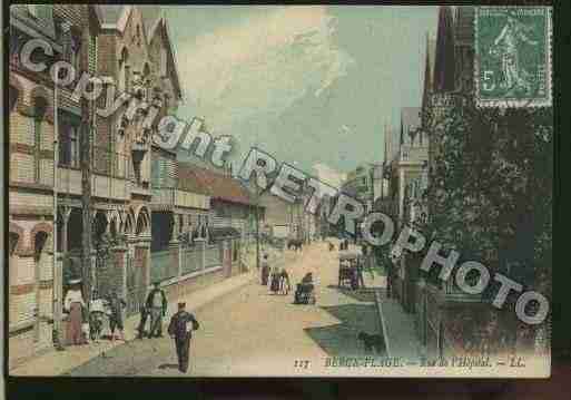 Ville de BERCK Carte postale ancienne