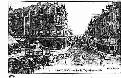 Ville de BERCK Carte postale ancienne