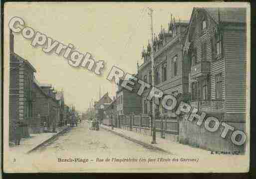 Ville de BERCK Carte postale ancienne