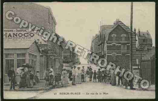 Ville de BERCK Carte postale ancienne