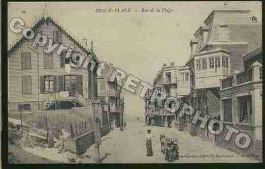 Ville de BERCK Carte postale ancienne