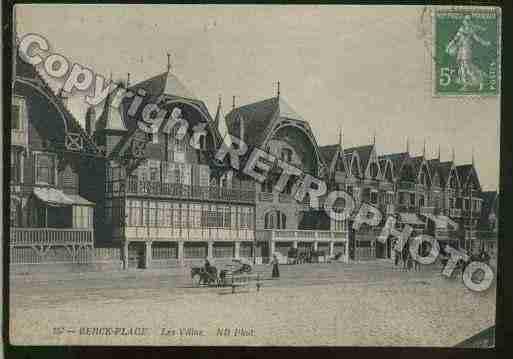 Ville de BERCK Carte postale ancienne