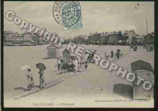 Ville de BERCK Carte postale ancienne