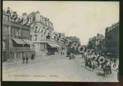 Ville de BERCK Carte postale ancienne