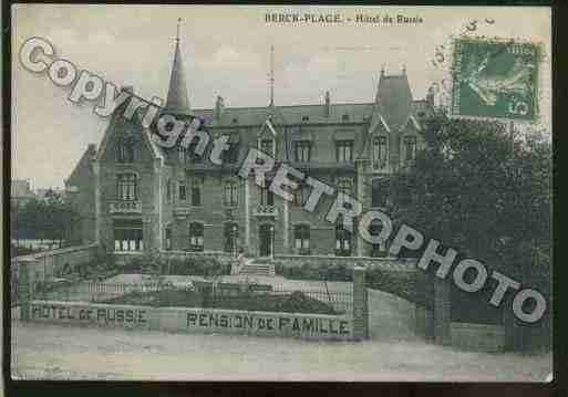 Ville de BERCK Carte postale ancienne