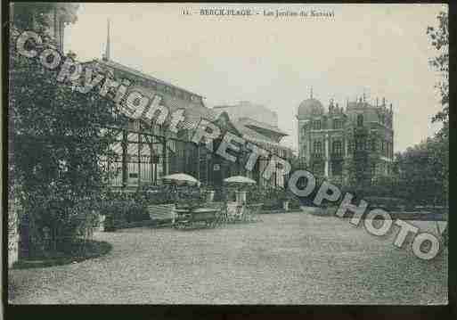 Ville de BERCK Carte postale ancienne