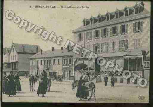 Ville de BERCK Carte postale ancienne