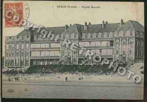 Ville de BERCK Carte postale ancienne