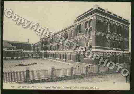 Ville de BERCK Carte postale ancienne