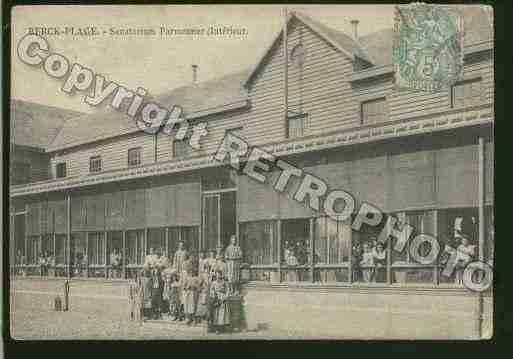 Ville de BERCK Carte postale ancienne