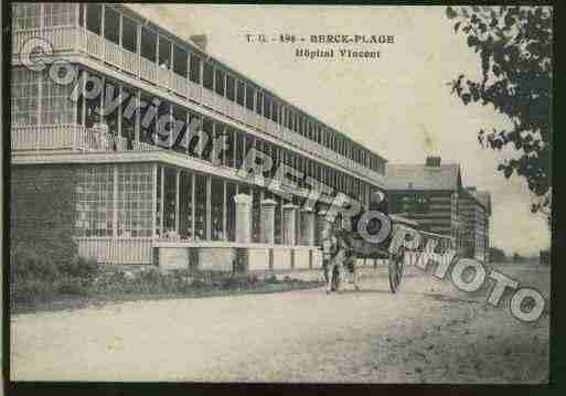 Ville de BERCK Carte postale ancienne