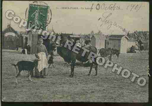 Ville de BERCK Carte postale ancienne