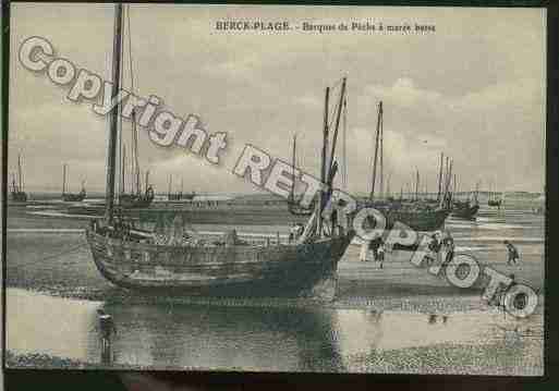 Ville de BERCK Carte postale ancienne