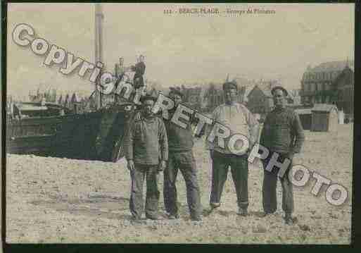 Ville de BERCK Carte postale ancienne