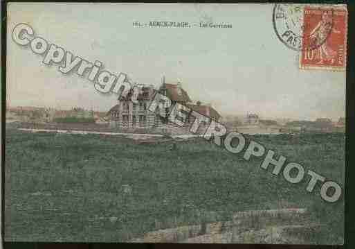 Ville de BERCK Carte postale ancienne