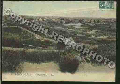 Ville de BERCK Carte postale ancienne