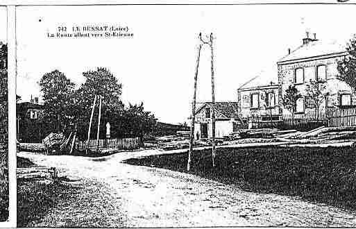 Ville de BESSAT(LE) Carte postale ancienne