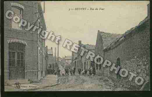 Ville de BEUVRY Carte postale ancienne