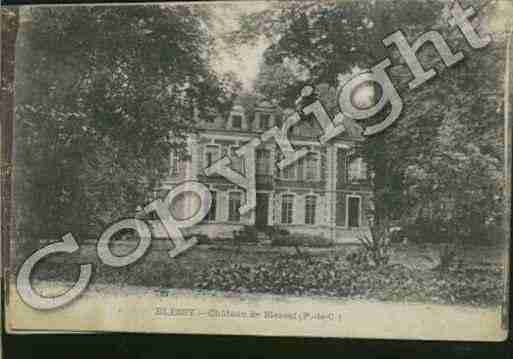 Ville de BLESSY Carte postale ancienne