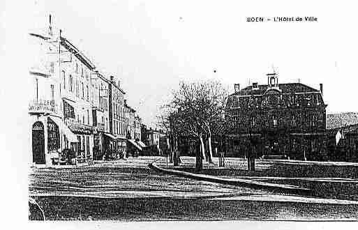 Ville de BOEN Carte postale ancienne